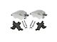 SSBC-USA Super Twin 2-Piston Front Quick Change Brake Caliper Kit with Street Performance Brake Pads; Zinc (69-72 Skylark)