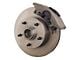 SSBC-USA Front Non-Power Drum to Disc Brake Conversion Kit with 2-Inch Drop Spindles and Cross-Drilled/Slotted Rotors; Zinc Calipers (64-72 El Camino, Sprint)