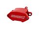 SSBC-USA Sport R1 Rear Disc Brake Conversion Kit with Built-In Parking Brake Assembly with Vented Rotors; Red Calipers (64-77 El Camino)