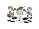 SSBC-USA Super Twin Front Non-Power Drum to Disc Brake Conversion Kit with Spindles and Vented Rotors; Black Calipers (64-72 El Camino, Sprint)