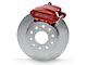 SSBC-USA Sport R1 Rear Disc Brake Conversion Kit with Built-In Parking Brake Assembly and Vented Rotors for Ford 9-Inch Large Bearing; Red Calipers (63-70 Comet, Falcon)