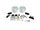 SSBC-USA Front Non-Power Drum to Disc Brake Conversion Kit with Cross-Drilled/Slotted Rotors; Zinc Calipers (59-66 Galaxie w/o Factory Sway Bar)