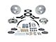 SSBC-USA Rear Disc Brake Conversion Kit with Built-In Parking Brake Assembly and Cross-Drilled/Slotted Rotors; Zinc Calipers (58-70 Biscayne, Brookwood, Caprice, Estate, Impala, Kingswood, Parkwood, Townsman)