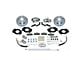 SSBC-USA Rear Disc Brake Conversion Kit with Built-In Parking Brake Assembly and Cross-Drilled/Slotted Rotors; Zinc Calipers (71-85 Impala)