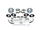 SSBC-USA Rear Disc Brake Conversion Kit with Built-In Parking Brake Assembly and Vented Rotors; Black Calipers (71-85 Impala)