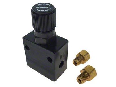 SSBC-USA Adjustable Proportioning Valve; Black Anodized (Universal; Some Adaptation May Be Required)