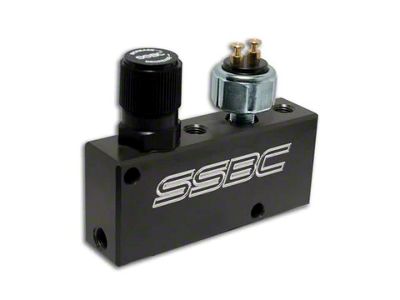 SSBC-USA Aluminum Distribution Block with Adjustable Proportioning Valve for 3/16-Inch Lines (Universal; Some Adaptation May Be Required)