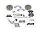 SSBC-USA Front Non-Power Drum to Disc Brake Conversion Kit with Cross-Drilled/Slotted Rotors; Zinc Calipers (67-69 V8 Mustang)