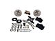 SSBC-USA Front Non-Power Drum to Disc Brake Conversion Kit with Vented Rotors; Zinc Calipers (64-66 I6 Mustang)