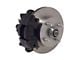 SSBC-USA Front Power Drum to Disc Brake Conversion Kit with Cross-Drilled/Slotted Rotors; Zinc Calipers (64-66 I6 Mustang)