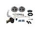 SSBC-USA Front Power Drum to Disc Brake Conversion Kit with Vented Rotors; Zinc Calipers (1970 Mustang w/ Automatic Transmission)