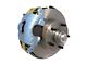 SSBC-USA Front Non-Power Drum to Disc Brake Conversion Kit with Cross-Drilled/Slotted Rotors; Zinc Calipers (55-57 150, 210, Bel Air, Nomad)