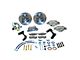 SSBC-USA Front Power Drum to Disc Brake Conversion Kit with Vented Rotors; Zinc Calipers (55-57 150, 210, Bel Air, Nomad)