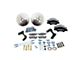 SSBC-USA Super Twin Front Non-Power Drum to Disc Brake Conversion Kit with Spindles and Vented Rotors; Black Calipers (55-57 150, 210, Bel Air, Nomad)