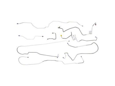 F150 4X4 R/C L/B OE Pwr.Brk.Line Set,87-89