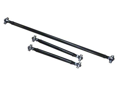 Steinjager Double Adjustable Rear Lower Control Arms with Panhard Bar; Chromoly (82-92 Camaro)