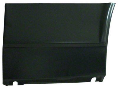 Front Fender Lower Rear Repair Panel with Brace; Passenger Side (67-68 Firebird)