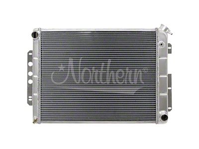 Muscle Car Aluminum Radiator; 25-7/8 x 18-1/2 x 3-1/8 (67-69 Firebird w/ Manual Transmission)