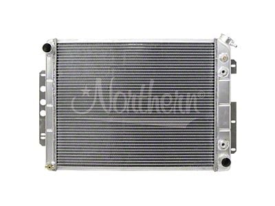 Muscle Car Aluminum Radiator; 25-7/8 x 18-1/2 x 3-1/8 (67-69 Firebird w/ Automatic Transmission)