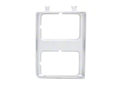 Headlamp Bezel; Gray; Passenger Side (85-88 Blazer, C10, C15, C20, Jimmy, K10, K15, K20)