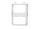 Headlamp Bezel; Gray; Passenger Side (85-88 Blazer, C10, C15, C20, Jimmy, K10, K15, K20)