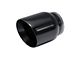 Street Series Street Style Angle Cut Exhaust Tip; 4-Inch; Black (Fits 3-Inch Tailpipe)