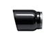 Street Series Street Style Angle Cut Exhaust Tip; 4-Inch; Black (Fits 3-Inch Tailpipe)