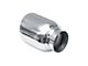 Street Series Street Style Angle Cut Exhaust Tip; 4-Inch; Polished (Fits 2.50-Inch Tailpipe)