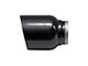 Street Series Street Style Angle Cut Exhaust Tip; 4-Inch; Black (Fits 2.50-Inch Tailpipe)