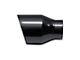 Street Series Street Style Angle Cut Exhaust Tip; 4-Inch; Black (Fits 2.50-Inch Tailpipe)