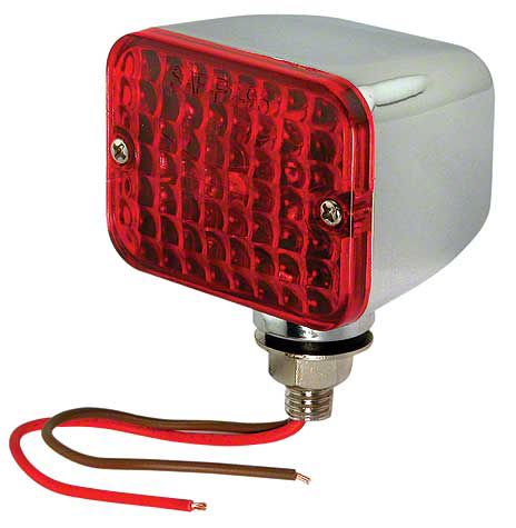 Ecklers Street Rod Tail Light Assembly Red Lens