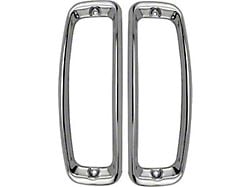 Tail Light Bezels - Polished Stainless Steel