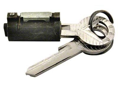 Trunk Lock Cylinder with Keys (52-61 Fairlane)