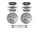 The Right Stuff Detailing Performance Front Disc Brake Conversion Kit; Black Calipers (79-81 Camaro)