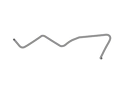 The Right Stuff Detailing Pre-Bent Distributor Vacuum Line; Stainless Steel (67-69 Camaro Z/28)