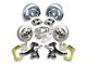 The Right Stuff Detailing Street Series At The Wheel 2-Inch Drop Front Disc Brake Conversion Kit for 6x5.5 Bolt Pattern; Natural Calipers (60-62 C10, C20, 2WD Suburban)