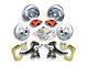 The Right Stuff Detailing Street Series At The Wheel 2-Inch Drop Front Disc Brake Conversion Kit for 5x5 Bolt Pattern; Red Calipers (63-70 2WD Blazer, C10, C20, Jimmy, Suburban)