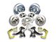 The Right Stuff Detailing Street Series At The Wheel 2-Inch Drop Front Disc Brake Conversion Kit for 6x5.5 Bolt Pattern; Natural Calipers (63-70 2WD Blazer, C10, C20, Jimmy, Suburban)