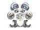 The Right Stuff Detailing Street Series At The Wheel Front Disc Brake Conversion Kit for 6x5.5 Bolt Pattern; Natural Calipers (60-62 C10, C20, 2WD Suburban)