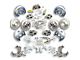 The Right Stuff Detailing Street Series Manual 4-Wheel Disc Brake Conversion Kit with Original Master Cylinder for 6x5.5 Bolt Pattern; Natural Calipers (63-70 Blazer, C10, C20, Jimmy, K10, K20, Suburban)