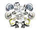 The Right Stuff Detailing Street Series 2-Inch Drop Front Manual Disc Brake Conversion Kit with Chrome Master Cylinder for 5x5 Bolt Pattern; Natural Calipers (63-70 Blazer, C10, C20, Jimmy, K10, K20, Suburban)