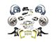 The Right Stuff Detailing Street Series 2-Inch Drop Front Manual Disc Brake Conversion Kit with Black Master Cylinder for 6x5.5 Bolt Pattern; Natural Calipers (63-70 Blazer, C10, C20, Jimmy, K10, K20, Suburban)