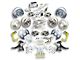 The Right Stuff Detailing Street Series 2-Inch Drop 4-Wheel Manual Disc Brake Conversion Kit with Chrome Master Cylinder for 6x5.5 Bolt Pattern; Natural Calipers (63-70 Blazer, C10, C20, Jimmy, K10, K20, Suburban)