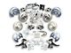 The Right Stuff Detailing Street Series Power 4-Wheel Disc Brake Conversion Kit with Chrome Brake Booster/Master Cylinder for 5x5 Bolt Pattern; Natural Calipers (67-70 2WD Blazer, C10, Jimmy, Suburban)