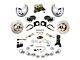 The Right Stuff Detailing Street Series Front Manual Disc Brake Conversion Kit; Black Calipers (67-69 V8 Fairlane)