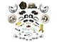 The Right Stuff Detailing Street Series Front Power Disc Brake Conversion Kit; Black Calipers (64-66 V8 Falcon w/ Automatic Transmission)