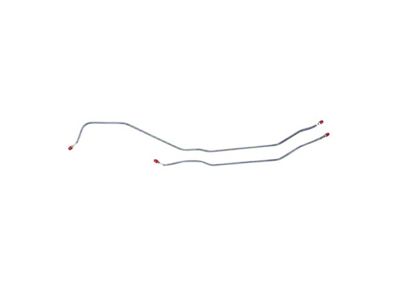 The Right Stuff Detailing Rear Axle Pre-Bent Brake Line Kit; OE Steel (70-74 Firebird)