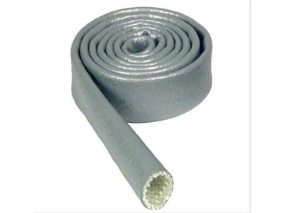 Thermo Tec Braided Fiberglass Heat Sleeve; 3/4-Inch x 10-Foot; Silver (Universal; Some Adaptation May Be Required)