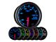 100 PSI Fuel Pressure Gauge; Black 7 Color (Universal; Some Adaptation May Be Required)