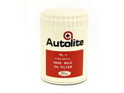 Autolite Oil Filter; FL-1 (67-71 Thunderbird)